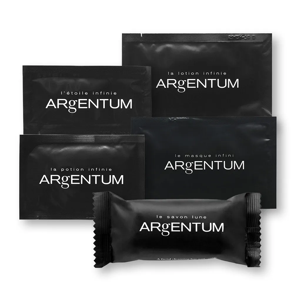 【ARgENTUM歐臻廷】旅行組(銀霜3ml+銀乳5ml+修護油2ml+銀皂20g+銀泥8g)✿20E012